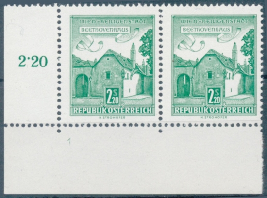 Briefmarke mit Symbolzahl(en)